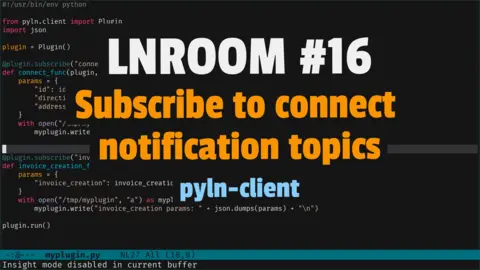 Subscribe to connect notifications with pyln-client
