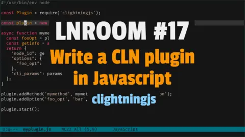 Write a Core Lightning plugin in Javascript
