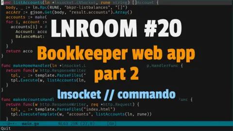 Simple CLN bookkeeper web app powered by lnsocket & Golang - part 2